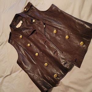 Michael Kors Leather Vest